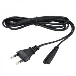 Шнур сетевой, вилка - евро-разъём C7, кабель 2x0,5 мм², длина 1,8 метра (PE пакет)  REXANT