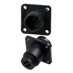 182917-1, CPC11-4, Корпус розетки фланц