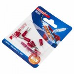 НАКОНЕЧНИК ВИЛОЧНЫЙ изолированный 3.2мм 0.5-1.5мм² (НВи 1.5-3 / НВи 1,25-3 / SV1.25-3) красный  REXANT (в упак. 10шт.)