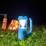 Фонарь туристический/поисковый/кемпинговый с Powerbank, аккумулятор, головной + боковой свет, солнечная батарея. Индикатор зарядки (выносное зарядное