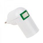 Переходник цокольный 250 В~E27 с выключателем REXANT