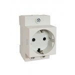 775001, Розетка AC30-111 с заземляющим контактом на DIN-рейку