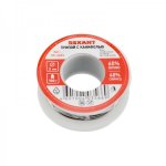 Припой с канифолью REXANT, 100 г, Ø2.0 мм, (олово 60%, свинец 40%), катушка, блистер