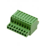 ESC250V-08P, Клеммник 8 конт. "гнездо" шаг 2.50 мм с фиксат., пружинный зажим (пров. 28-20AWG/ до 0.