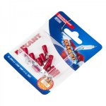 НАКОНЕЧНИК КОЛЬЦЕВОЙ изолированный ø4.3мм 0.5-1.5мм² (НКи 1.5-4 / НКи 1,25-4 / RVL1.25-4) красный  REXANT (в упак. 10шт.)