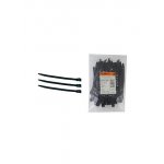 SQ0524-0001, Кабельный хомут с горизонтальным замком (не разъемный) КСГ 6х180 черный (100 шт)