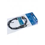 3-0309-1.5, Шнур шт 5 PIN-шт 3.5 st plastic-gold, d=4 мм, 1.5 м