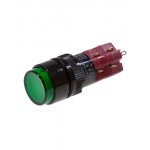 D16LMR1-2ABJG, кнопка без фиксации 250В/5А, LED подсветка 12В