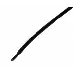 Термоусадка   1,5 / 0,75 мм, черная (упак. 50 шт. по 1 м)  REXANT