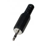 1-000 (NP-101), штекер аудио 2.5мм моно пластик на кабель