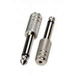 2-035, переходник 6.35мм штекер моно - 2.5мм гнездо моно металл