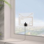 Антенна комнатная «Активная» до 20 км от БС, Ag-717 REXANT